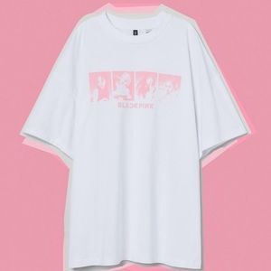 NWT K-Pop Black Pink Oversized T Shirt